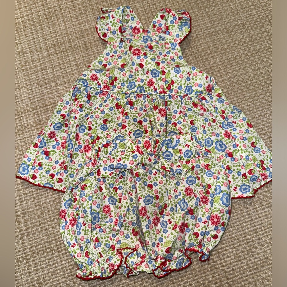 Little English Floral Diaper Set - 12M